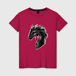 Женская футболка Дракон арт