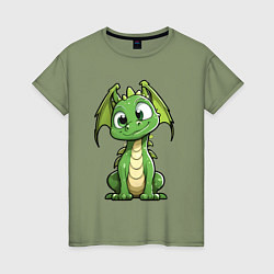 Женская футболка Маленький дракончик
