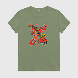 Женская футболка Я играю джаз