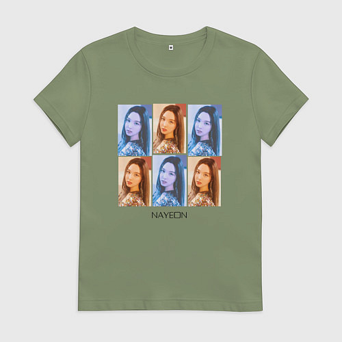 Женская футболка Nayeon Twice Girl / Авокадо – фото 1