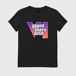 Женская футболка GTA 6 logo