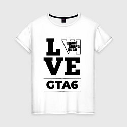Женская футболка GTA6 love classic