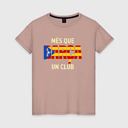Женская футболка Barca club