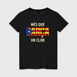 Женская футболка Barca club