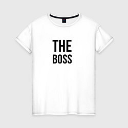 Женская футболка The boss - Couple