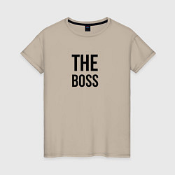 Женская футболка The boss - Couple