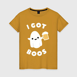 Женская футболка I got boos