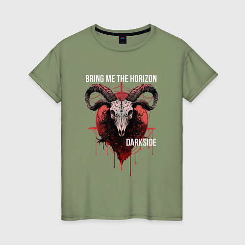 Женская футболка Bring Me the Horizon - ram / Авокадо – фото 1