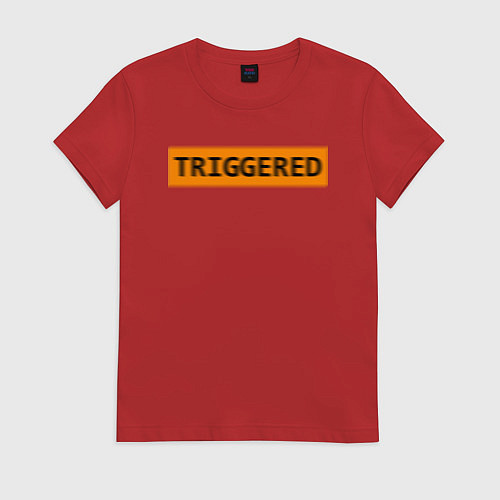 Женская футболка Triggered / Красный – фото 1