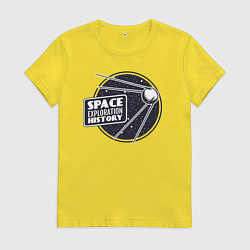 Женская футболка История исследования космоса