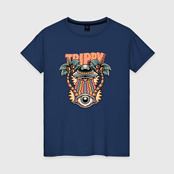Женская футболка НЛО trippy