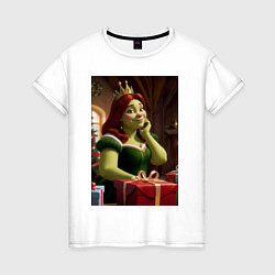 Женская футболка Шрек: Фиона с подарками