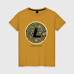 Женская футболка Litecoin крипта