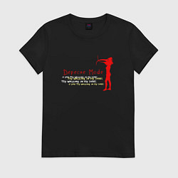 Футболка хлопковая женская Depeche Mode - if you try walking in my shoes, цвет: черный