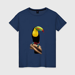 Женская футболка Птица тукан