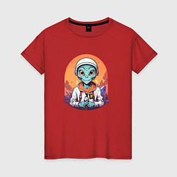 Женская футболка Нашествие инопланетян