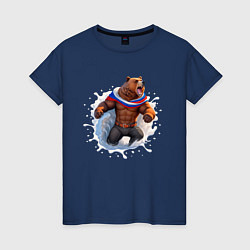 Женская футболка Пробуждение медведя