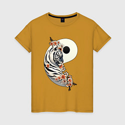Женская футболка Тигр - Инь