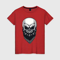 Женская футболка Gangster skull