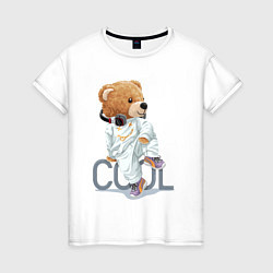Женская футболка Плюшевый медвежонок cool
