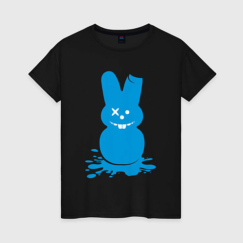 Женская футболка Blue bunny / Черный – фото 1