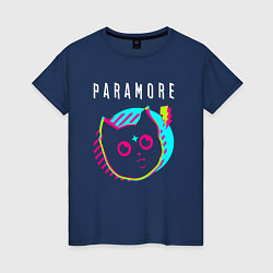 Женская футболка Paramore rock star cat