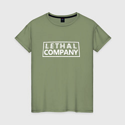 Женская футболка Lethal Company: Logo