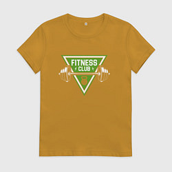 Женская футболка Fitness club