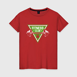 Женская футболка Fitness club