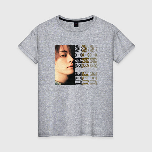 Женская футболка Lee Know top / Меланж – фото 1