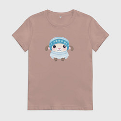 Женская футболка Маленькая овечка