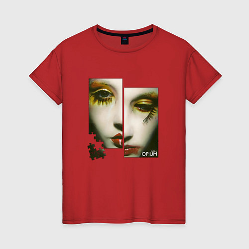 Женская футболка Opium - Puzzle ep / Красный – фото 1