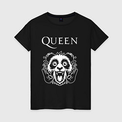 Женская футболка Queen rock panda