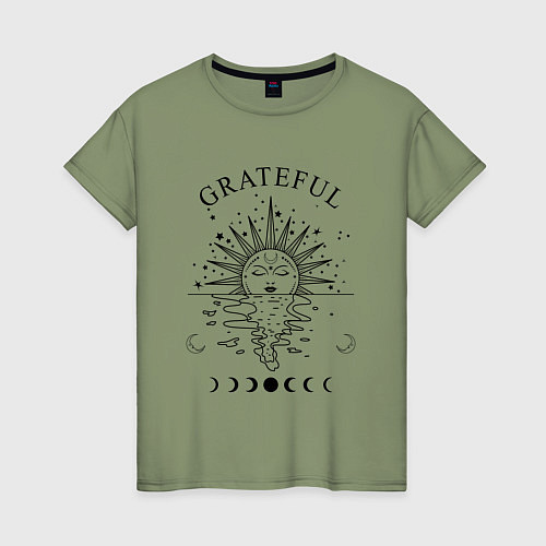 Женская футболка Grateful / Авокадо – фото 1