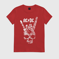 Женская футболка AC DC - highway to hell