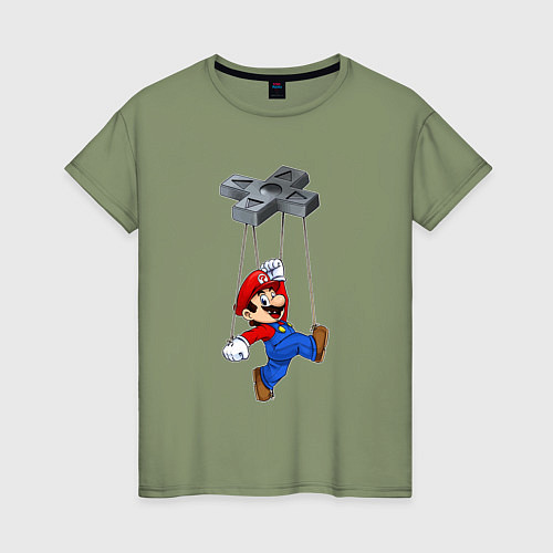 Женская футболка Марионетка Марио / Авокадо – фото 1