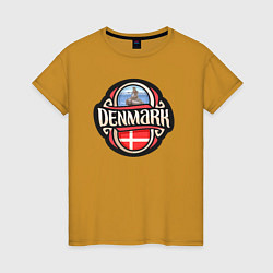 Женская футболка Denmark