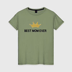 Женская футболка Лучшая мама в мире с короной