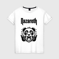 Женская футболка Nazareth - rock panda