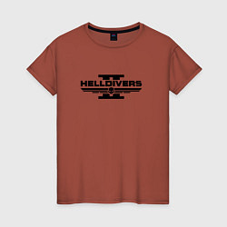 Женская футболка Helldivers 2: Logo