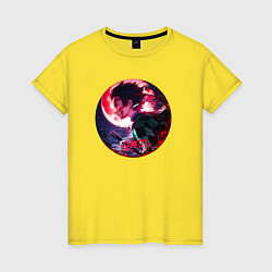 Женская футболка Клинок, рассекающий демонов - Tanjirou Kamado