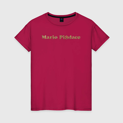 Женская футболка Mario Pisdace / Маджента – фото 1