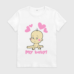 Женская футболка My baby