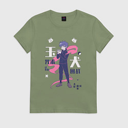 Женская футболка Мегуми - Магическая битва