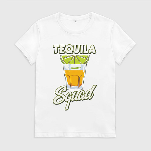 Женская футболка Команда текилы / Белый – фото 1