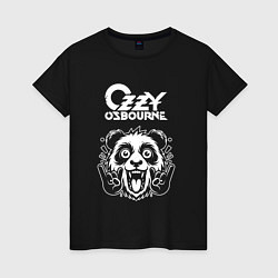 Женская футболка Ozzy Osbourne rock panda