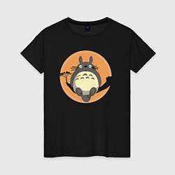 Женская футболка Totoro on the tree