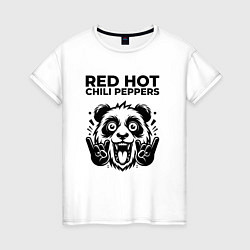 Женская футболка Red Hot Chili Peppers - rock panda