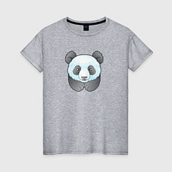 Женская футболка Маленькая забавная панда