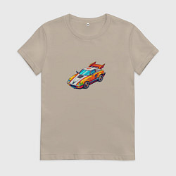 Женская футболка Игрушечный гоночный автомобиль